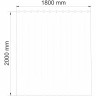Шторка для ванной WASSERKRAFT ISEN SC-40101