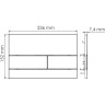 Система инсталляции для унитазов WASSERKRAFT ALLER 10TLT.010.ME.WM04