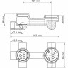 Смеситель для ванны и душа WASSERKRAFT ABENS 2071